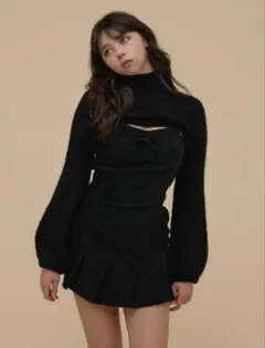 ANDMARY Twiggy tweed mini dress