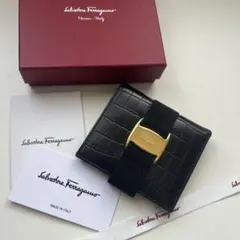 475 極上美品 Ferragamo サルバトーレフェラガモ 2つ折り財布 - メルカリ