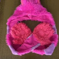 チェシャ猫 ファンキャップ フード付きマフラー