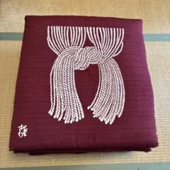 座布団 5枚セット 莚 結び文様 和風