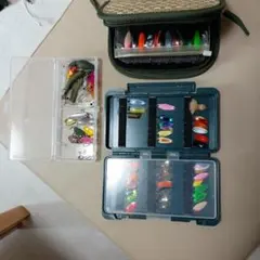 管釣スプーンルアーセット 101個 ケースワレット付き