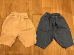 美品70cm、80cmバギーパンツ2点