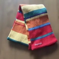 MIKI HOUSE キッズ マフラー ボーダー柄　ミキハウス