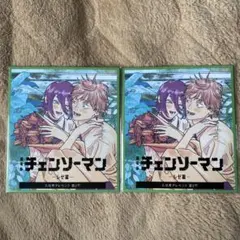 即日発送 劇場版チェンソーマンレゼ篇第2弾入場者プレゼント2枚デンジ レゼ色紙