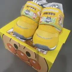 箱なし　新品　ムーンスター アンパンマン キッズスニーカー 14.5cm 黄色