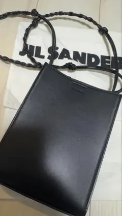 極美品✨ジルサンダー タングル スモール ショルダーバッグ レザー 黒ロゴのサムネイル