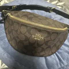 coach シグネチャー ウェストバッグ ボディバッグ