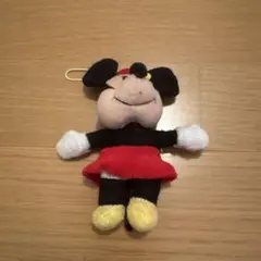 当時品 ミニーマウス ぬいぐるみ 約10cm
