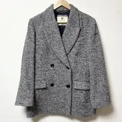 【2024AW】L'ESSAGE CANGIOLI ジャケットコート ツイード