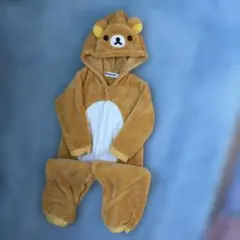 リラックマ フード付きロンパース 90cm