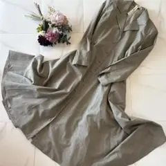 ウール ロングワンピース