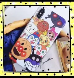 全員集合 iPhoneX/Xsケース ホワイト