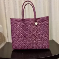 メケアリサ カゴバッグ ハンドメイド - メルカリ