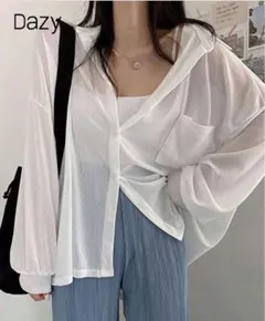 Dazy シースルー カーディガン
