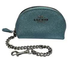 ★新品未使用★COACH ミニ ハーフ ムーン ドーム型 ポーチ コインケース