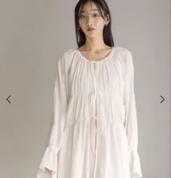 【LOWRYS FARM】ヨウリュウシャーリングブラウス