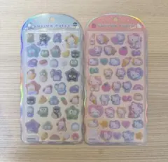 サンリオ　コットンパフィーシール　シール　ボンボンドロップシール　はぴだんぶい