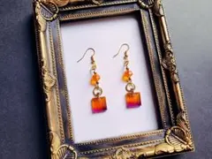 ハロウィンシリーズB　ハンドメイドピアス