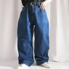 Scuffers Habi Dark Blue ワイドフィットデニムパンツ - メルカリ