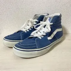 25cm VANS Sk8-Hi ネイビー ブルー ハイカット スニーカー