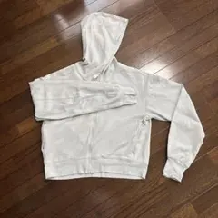 GU ジップアップパーカー ライトグレー L