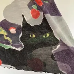 猫と風景のプリントワンピーススカラーのサムネイル
