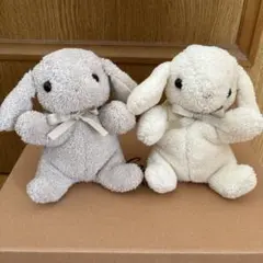 【ハンドメイド】うさぎぬいぐるみセット【手作りぬいぐるみ】
