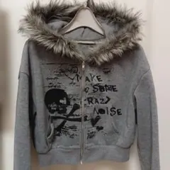 クロップド パーカー