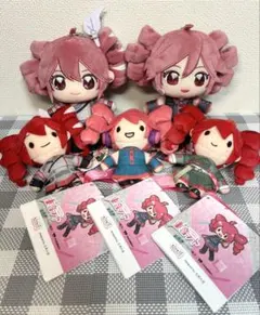重音テト ぬいぷりけ mini ぬいぐるみ GIGO限定　四種セット 大人気バーチャルシンガー『重音テト』の描き下ろしイラストを使用した