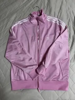 adidas ピンク ジップアップジャケット
