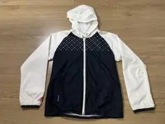 キッズ160adidas ドット柄 フード付きジャケット