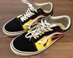 VANS フレイム ファイヤー スリッポン 25.5-26cm - メルカリ