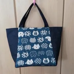 猫柄トートバッグ 　ハンドメイド