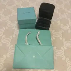 未使用　ティファニー　結婚指輪　ペアリング　ケース　BOX　ボックス