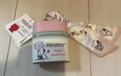 PEANUTS スヌーピー スカーフ付チャームポーチ スヌーピー ミニポーチ