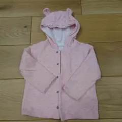 GAP ピンク フード付きパーカー 70cm　くま耳　GAPベビー　女の子ベビー