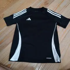 adidas サッカーウェア 半袖シャツ ブラック　150のサムネイル