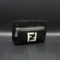 【新品/未使用】 FENDI フェンディ ムートン フラット ポーチ かわいいのサムネイル