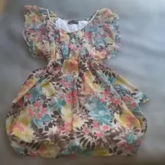 CECIL McBEE 花柄ノースリーブチュニック