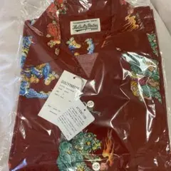 ワコマリア Tim lehi 鬼 アロハシャツ XL 未開封新品 緑色 グリーン 