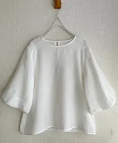 ★送料込み★セレクトモカ　バルーンスリーブシアーブラウス♪