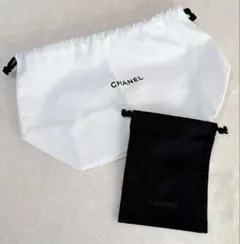 CHANEL コスメノベルティ巾着ポーチ2個セット