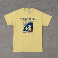 FRUIT OF THE LOOM Tシャツ 企業ロゴ イベント スポンサー 黄のサムネイル