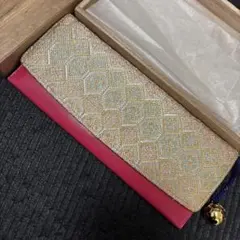 特撰 博多織 長財布 ピンク系 和装小物のサムネイル