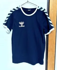 hummel ヒュンメル 半袖 Tシャツ ブラック Lサイズ　黒　レア　希少のサムネイル