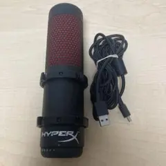 HyperX QuadCast スタンドアロンマイク マイクとUSBケーブル