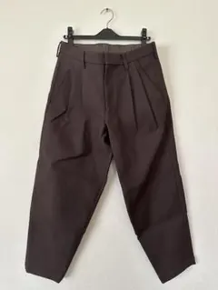 kolor カラー テーパードパンツ Pe/クロップド ブラウンのサムネイル