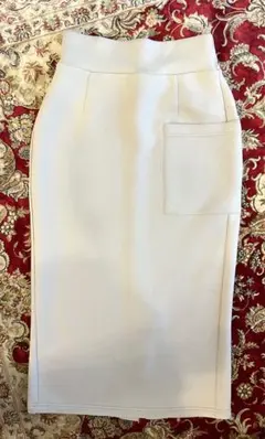 ニコアンド　タイトスカート　ロング　M ダンボール素材　ストレッチ