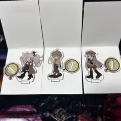 ダンガンロンパ アクリルスタンド ダイソー 苗木誠 霧切響子 江ノ島盾子
