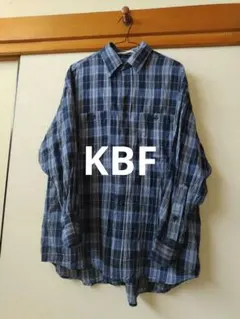 KBF チェック 長袖シャツ